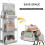 (1pc, grey) 1pc/2pcs Hanging Clear Dustproof Tote Bag Organizer, Wardrobe Closet Organizer, Space Saving Storage System 2
