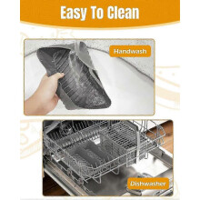 (Gray) Silicone Air Fryer Liners Air Fryer Accessories Air Fryer Liners Silicone Air Fryer Basket
