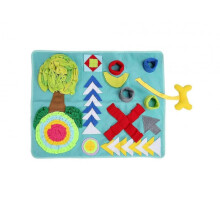 Dog Sniffing Mat Slow Feeding Easy to Clean Interactive Washable Pet Sniffing Training Pad for Pets Dogs