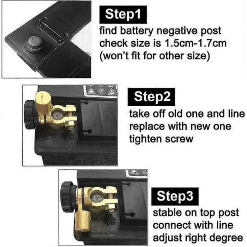 Battery Disconnect Switch Isolator 6v 12v Cut Off Switch Battery Switch for Car Boat Negative Po 2