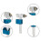 Float valve for WC with side supply - Adjustable and resistant - Universal, economical and adaptable - Brass connection (3/8") - Integrated filter 3