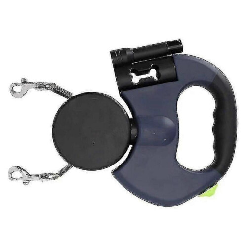 Dog Leash-360 Degree Anti-Tangle-Blue-1pc 2