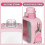 (pink) Sugar cube cup large capacity water cup cute portable square diagonal kettle space cup 5