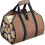 Durable Canvas Fire Log Carry Bag with Handle for Fireplace Or Camping 1