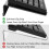Acrylic Computer Keyboard Stand for Desk, Keyboard Riser Tilt Lift, Keyboard Holder for Desktop, De 5
