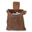 (Coffee) Canvas Waist Bag With Leather Cover Multi-color Optional 1