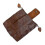 (Coffee) Canvas Waist Bag With Leather Cover Multi-color Optional 4