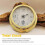 Tidal Clock, Tester Copper Shell Marine for , Wall Hanging Boat Using Tidal Clock, 115mm 2