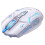 (White) Wired mouse luminous game esports mechanical silent computer accessories 5