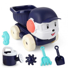 (Blue) Beach Toys Set For Children Cartoon Beach Car Sand Shovel Templates