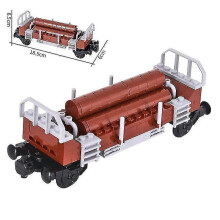 (With PDF Manual8) Moc Creative Expert Ideas City Train Railing Crossing Railway Express Bricks Building Blocks Diy Toys For Children Gifts Banmo