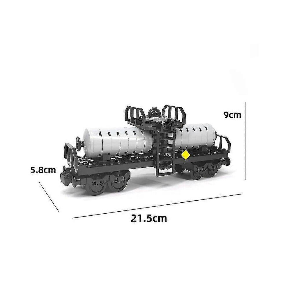 (With PDF Manual5)Moc Creative Expert Ideas City Train Railing Crossing Railway Express Bricks Building Blocks Diy Toys For Children Gifts Banmo