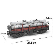 (With PDF Manual6) Moc Creative Expert Ideas City Train Railing Crossing Railway Express Bricks Building Blocks Diy Toys For Children Gifts Banmo