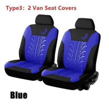 (Type3 Blue 2 Seat) 2+1 Seat Covers Car Seat Cover for Transporter for Ford Transit Van Truck Lorry for Renault for Peugeot for Opel Vivaro