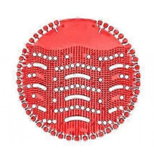 (red)10 pack Fragrant Fresh Urinal Screen Deodorizer, Urinal Mats Deodorizer Fresh Pads for Toilet, Bathroom, Restaurants, Offices, Schools, Hotels