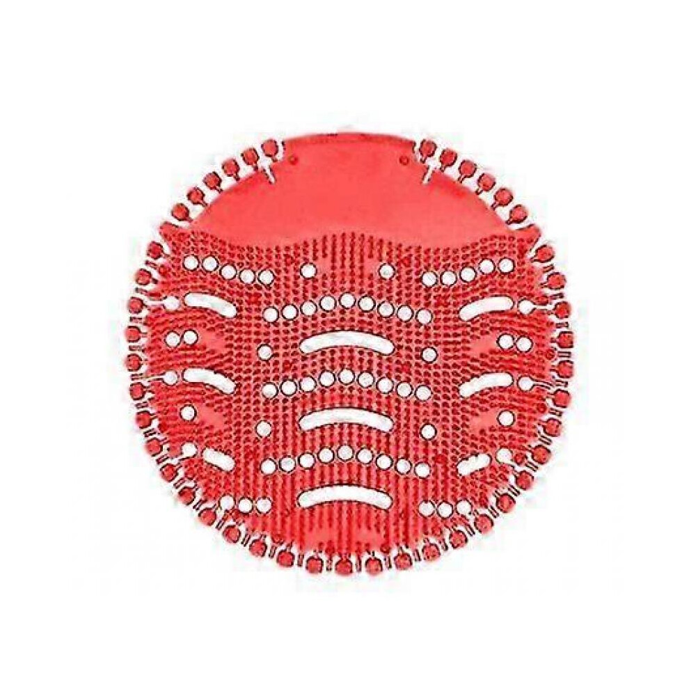 (red)10 pack Fragrant Fresh Urinal Screen Deodorizer, Urinal Mats Deodorizer Fresh Pads for Toilet, Bathroom, Restaurants, Offices, Schools, Hotels