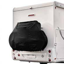 Campervans Caravan Motorhome Rear Waterproof Black 210d Extra Strong Bike Bicycle Cover Up To 2-3 Bikes Banmo