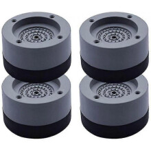 Vibration Dampeners,4 Pieces Universal Vibration Dampeners Anti-vibration Mat Washers for Washing Machine & Dryer 4cm(grey,4cm)