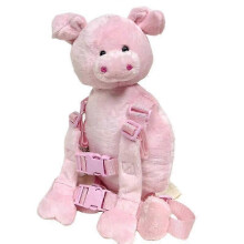 (Rich Pig) Safety Harness Strap Baby Kid Toddler Walking Cosplay Backpack Reins Bag
