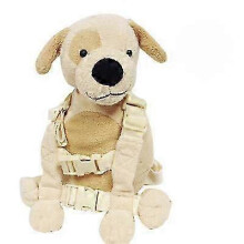(Little Yellow Dog) Safety Harness Strap Baby Kid Toddler Walking Cosplay Backpack Reins Bag