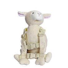(White Sheep) Safety Harness Strap Baby Kid Toddler Walking Cosplay Backpack Reins Bag