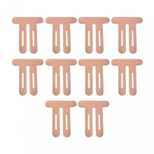 (Skin) 10 Pcs Knee Kinesiology Tape Pre Cut Knee Tape Breathable Adhesive Sport Tape Elastic Athletic Tape for Running Hiking Riding