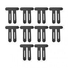 (Black) 10 Pcs Knee Kinesiology Tape Pre Cut Knee Tape Breathable Adhesive Sport Tape Elastic Athletic Tape for Running Hiking Riding