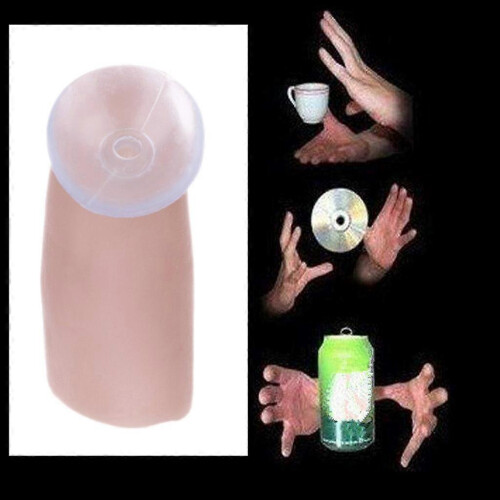 (As show, One size) Rubber Finger Device Invisible Floating Tool Practical Joke Magics for Children 1