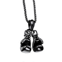 (Black, One size) Interesting Auto Rearview Mirror Dumbbell Pendant Interior Ornaments Car Decor