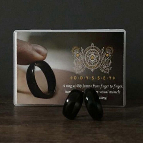 (As show, One size) Novelty Magic Ring Illusion Trick Gimmick Props Magic Learner Preference Gift 2