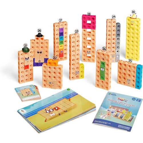 Ressources d’apprentissage MathLink Cubes Numberblocks 21-30 Ensemble d’activités 1