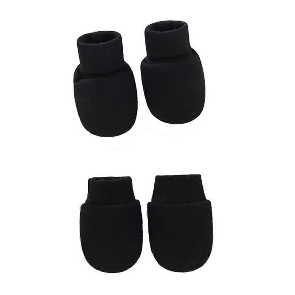 Furtalk (Blue, One Size) Hands Foots Ankle Socks For 0-12 Months Baby Handguard Mitts Infants Newborn