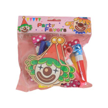 (Green hair clown, One size) Interesting Party Supplies Cartoon Animal Horns Whistle for Christmas Birthday