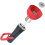 High Flow Fireman's Spray Nozzle Ith Large Shut-off Handle, Heavy Duty Pro Fireman-style Garden Hose 2
