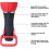 High Flow Fireman's Spray Nozzle Ith Large Shut-off Handle, Heavy Duty Pro Fireman-style Garden Hose 3