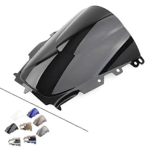 (Silver) Back Protectors Motorcycle Front Windscreen Windshield Screen for Yamaha R1 2020 2021 2022 1