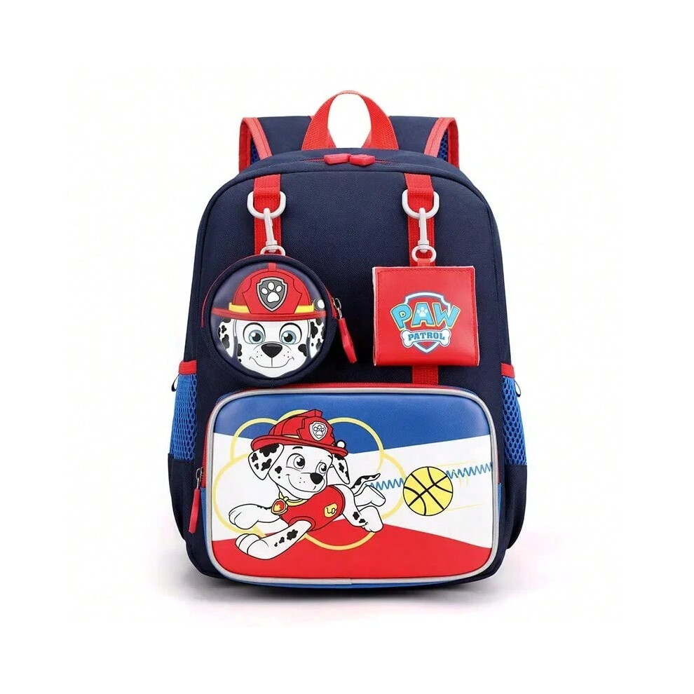 (Marshall) Paw Patrols Children Anime Backpacks Skye Marshall Rubble Rocky Chase Boys Girls Cartoon Bags Children's Kawaii Bags Kids Gifts