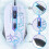 White Gaming Keyboard Mouse And Headset Set Pad Rainbow LED USB Bundle PC Laptop 8