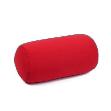 (red) Solid Color Multifunctional Cushion Cylindrical Pillow
