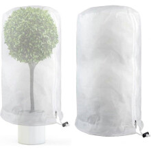(80x100cm) Winter Protection For Plants, Winter Protection Pot, Reusable Winter Plant Protection Bag With Zip, Drawstring Frost Protection