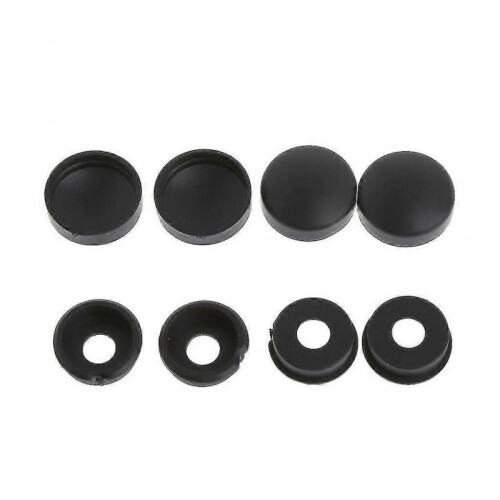 8pcs Fasteners Caps License Plate Frame Screw Nut Covers Adapter Banmo 2