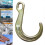 J Hook Alloy Steel Working Replace Hanging Vehicle Equipment Garage Tow Hook 4