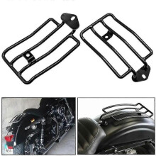 Black Motorcycle Rear Solo Seat Luggage Rack Support Shelf for Harley Sportster Iron Xl 883 1200 2004-2019 2018 2017 2016 2015 Banmo