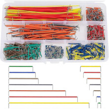 Breadboard Jumper Cable Wire Kit Male To Male 14 Assorted Length with Storage Box 560 Pieces