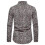 (XS, leopard) Men's Leopard Print Shirts, Long Sleeve Button Down Shirts 2