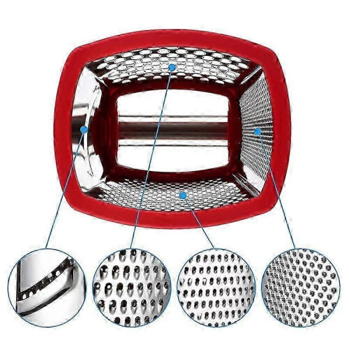 Professional Cheese Grater - Stainless Steel, 4 Sides 1
