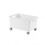 (Wide Product) Storage Bin With Wheels Simple Style Smooth Box For Kitchen Pantry Cupboard 1