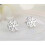 Silver Earrings for Christmas - Snowflake Silver 3