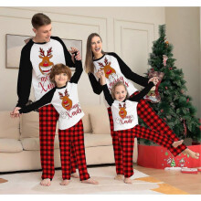 (Kid-8) Christmas Pajamas For Family Matching Family Pajamas Sets For Baby Adults And Kids Holiday Xmas Jammies Sleepwear