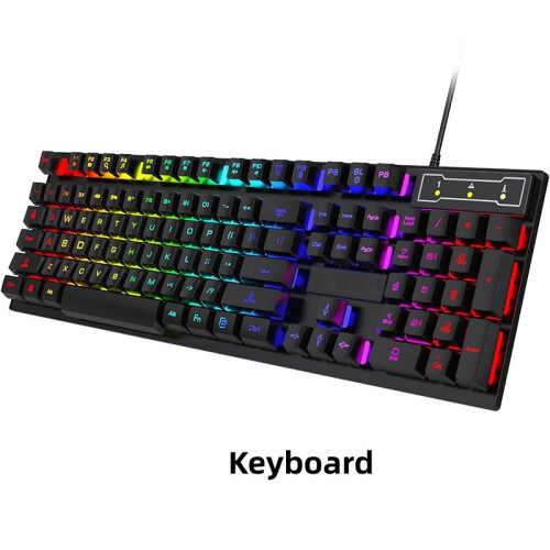 Gaming Keyboard And Mouse Set RGB LED USB For PC Laptop Xbox  PS 1